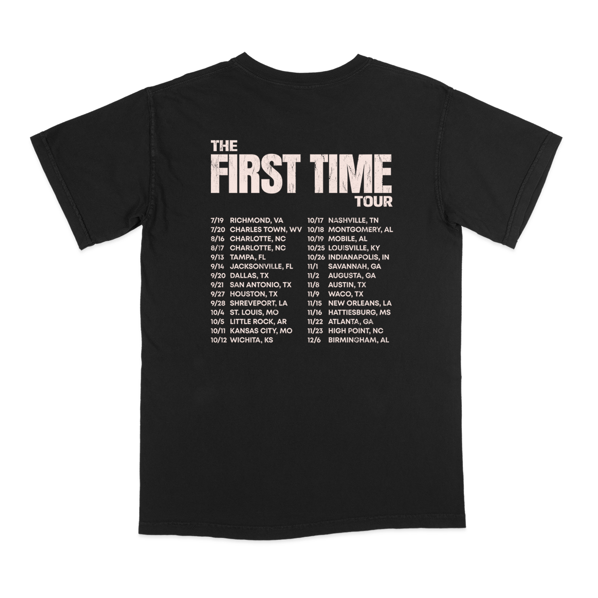 The First Time Tour Photo Tee